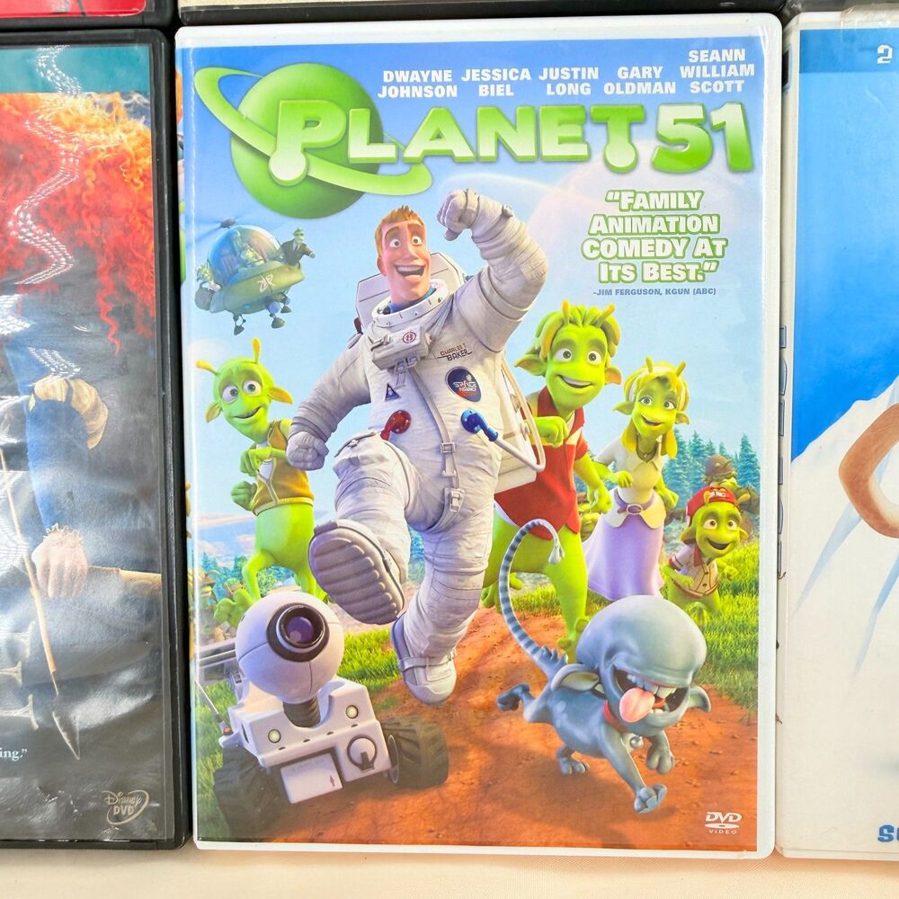 6 DVD Kids Movie Lot Incredibles Madagascar Ice Age Brave Planet 51 Robots - Picture 7 of 9